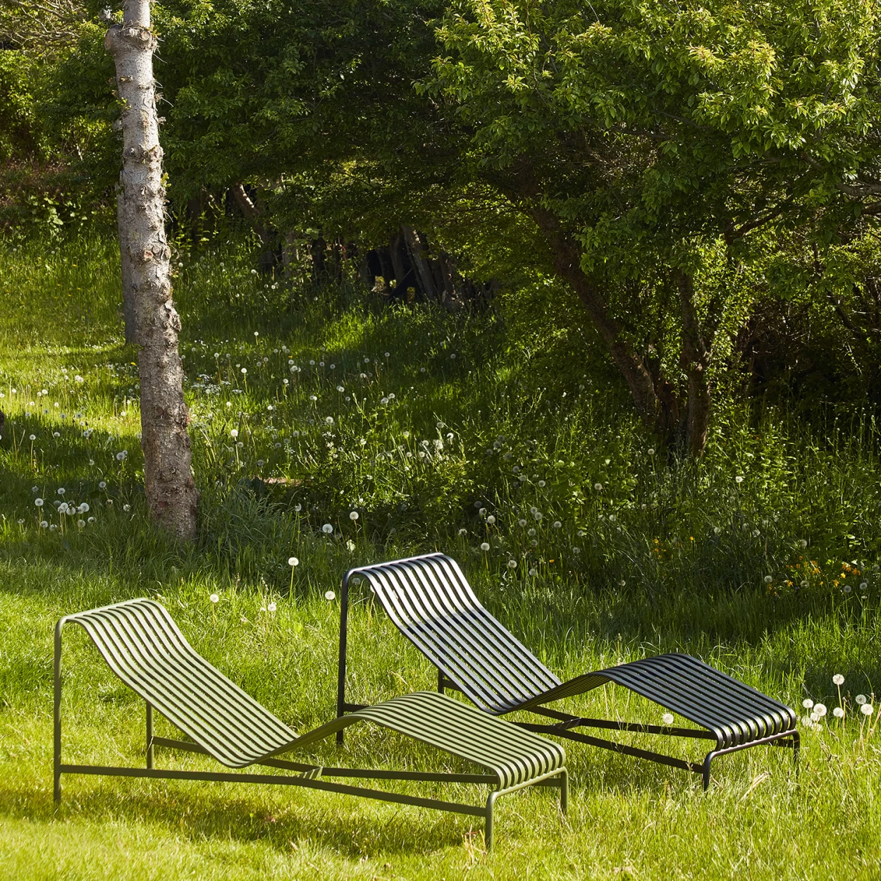 Liege Chaise Palissade Farbe Anthracite – Bild 3