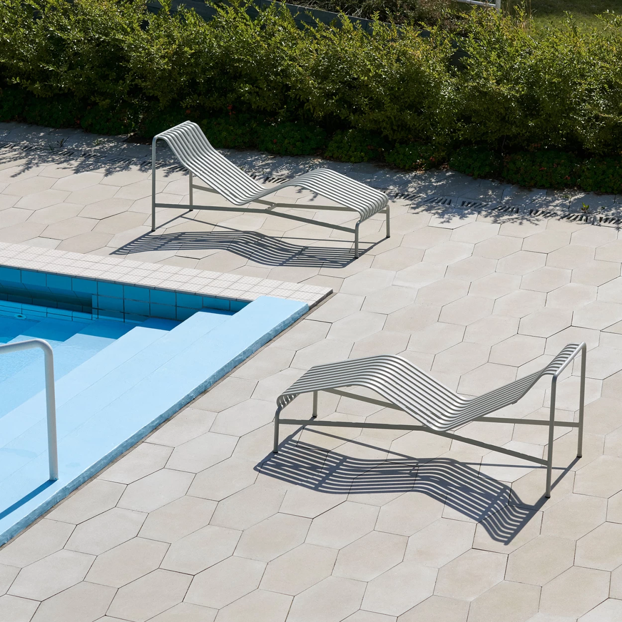 Liege Chaise Palissade Farbe Sky Grey – Bild 2