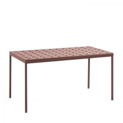 Tisch Balcony Long 144 Cm Farbe Iron Red Von HAY