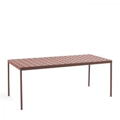Tisch Balcony Long 190 Cm Farbe Iron Red Von HAY