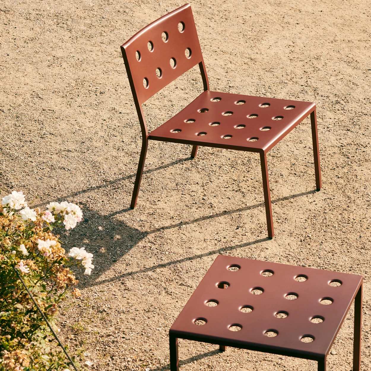 Stuhl Balcony Lounge Chair Farbe Iron Red Von HAY – Bild 2