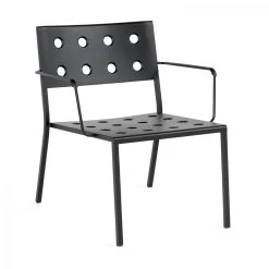 Stuhl Balcony Lounge Chair Mit Armlehne Farbe Anthracite Von HAY