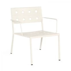 Stuhl Balcony Lounge Chair Mit Armlehne Farbe Chalk Beige Von HAY