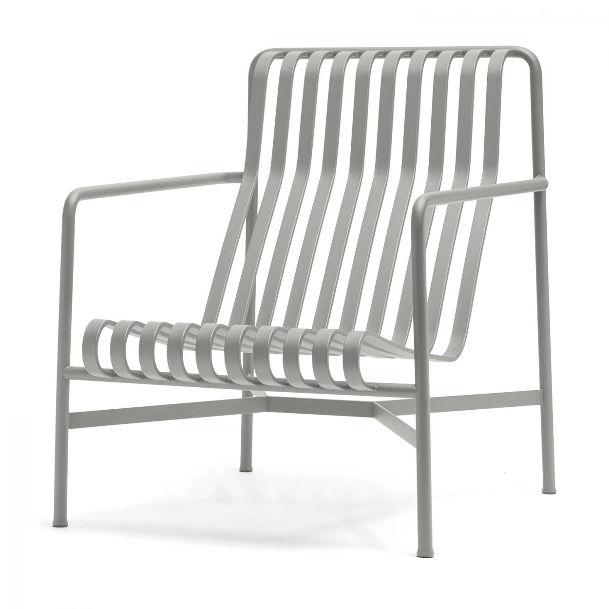 Stuhl Lounge High Palissade Farbe Sky Grey