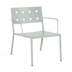 Stuhl Balcony Lounge Chair Mit Armlehne Farbe Desert Green Von HAY