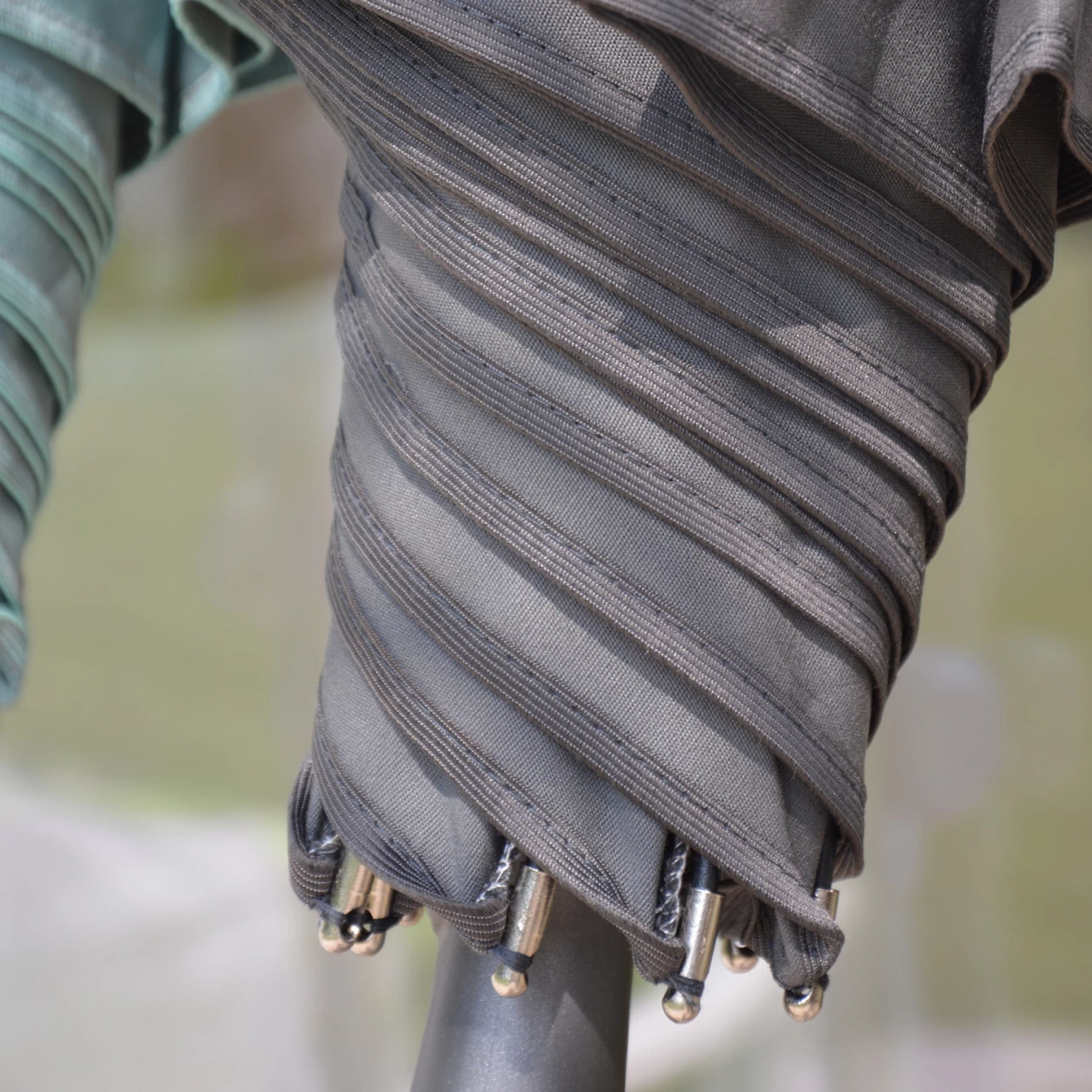 Sonnenschirm Salina Farbe Meerblau/weiß – Bild 3