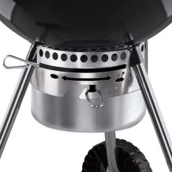 Weber Aschebehälter Set Silber OT 57 Cm, Ersatzteil