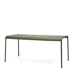 Tisch Palissade Farbe Olive Von HAY