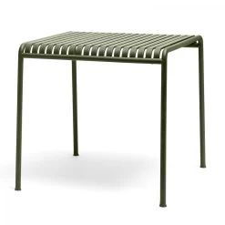 Tisch Palissade Quadratisch Farbe Olive Von HAY