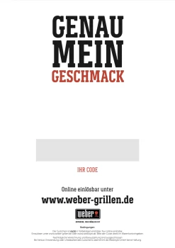 Weber Geschenkgutschein "Genau Mein Geschmack" 25 €