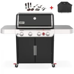 Weber Gasgrill Genesis E-425s, Black + Weststyle Edition