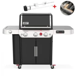 Weber Gasgrill Genesis SE-EPX-335, Black - Sonderedition + Drehspieß