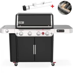 Weber Gasgrill Genesis SE-EPX-435, Black - Sonderedition + Drehspieß