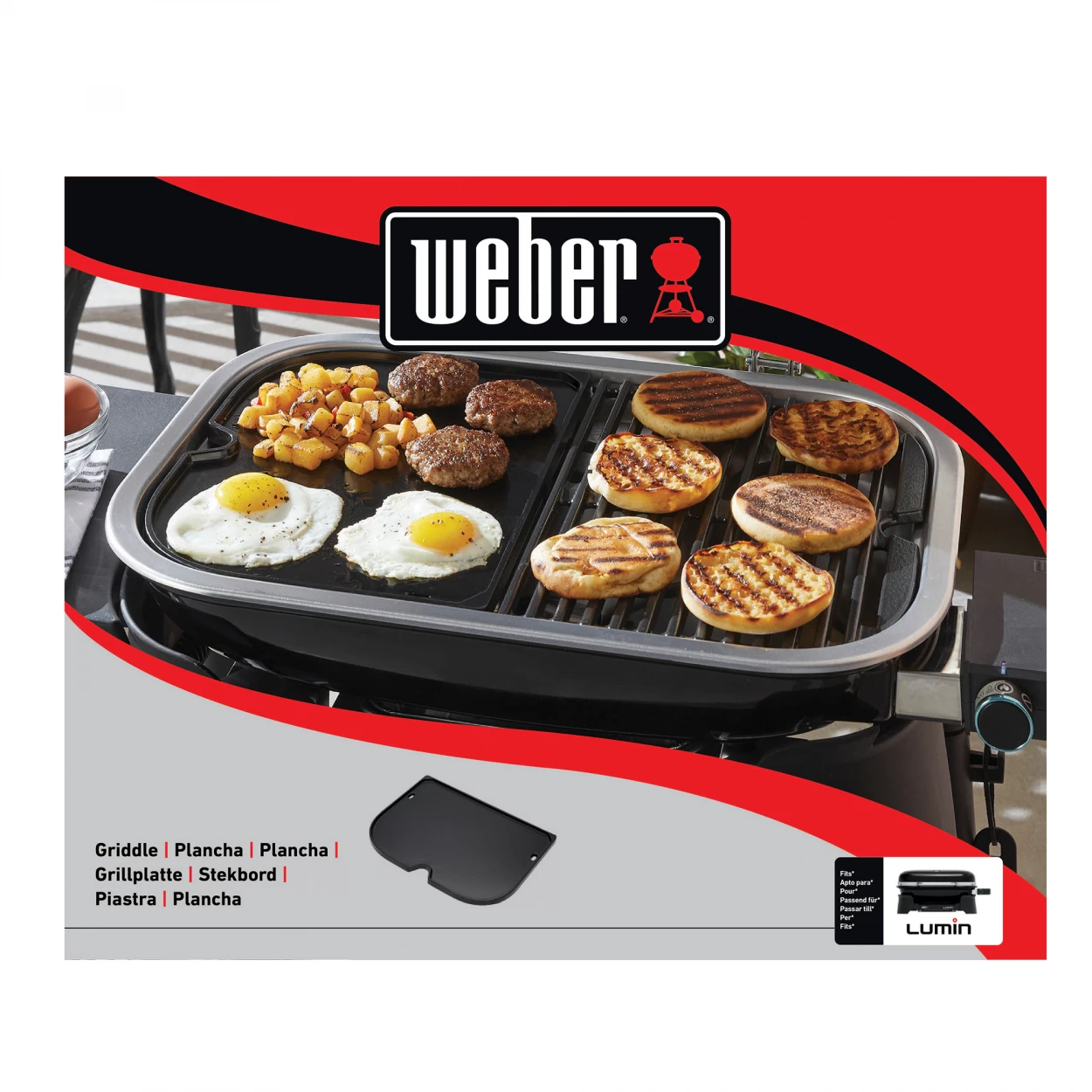 Weber Grillplatte - FĂŒr Lumin â Bild 2