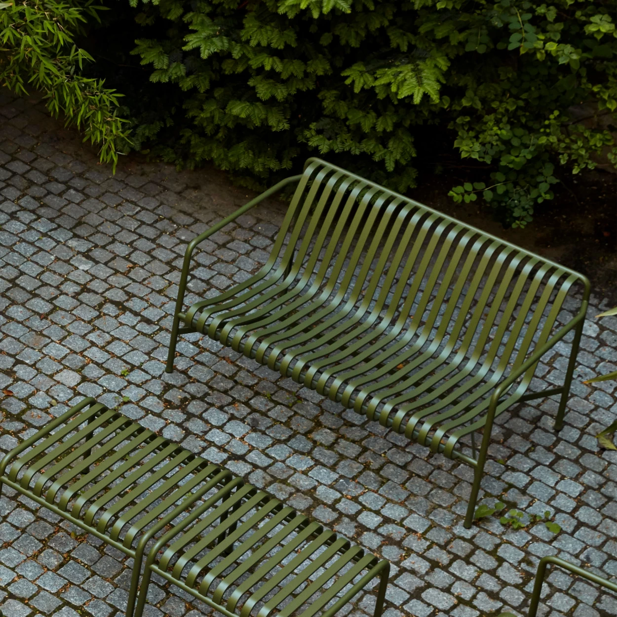 Bank Dining Palissade Farbe Olive Von HAY – Bild 2