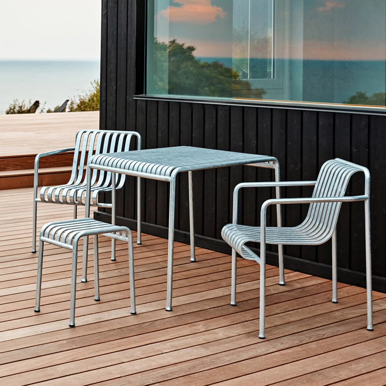 Tisch Palissade Quadratisch Farbe Hot Galvanised Von HAY – Bild 2