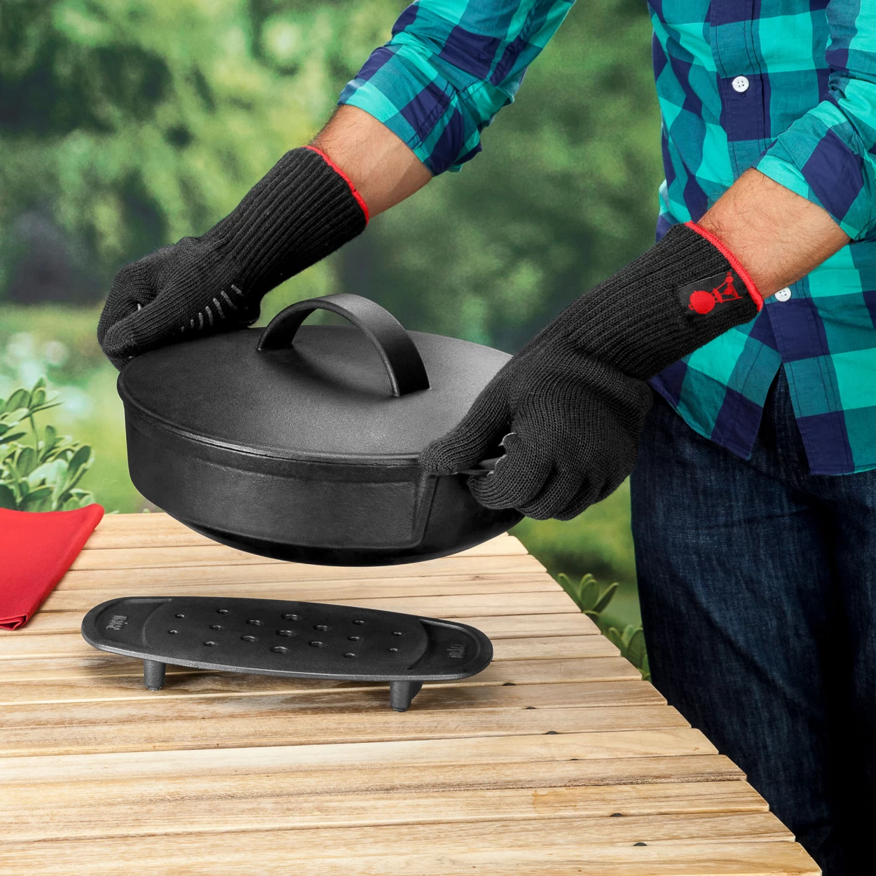 Weber Grillhandschuh-Set Aus Kevlarmischgewebe (L/XL) â Bild 5