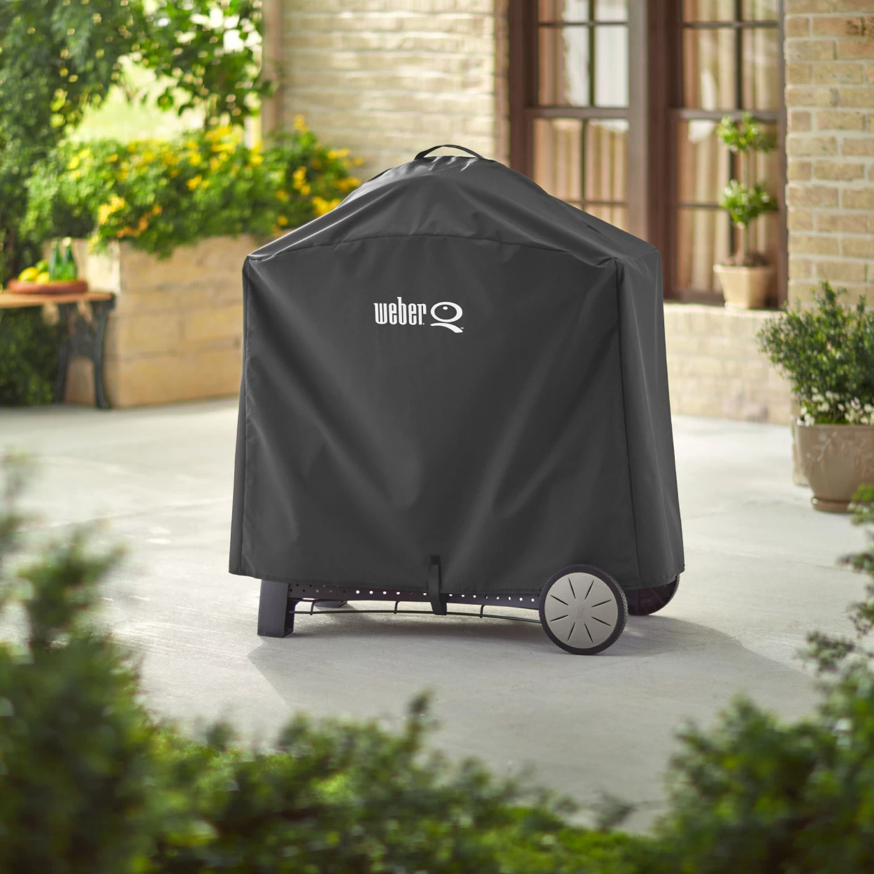 Weber Abdeckhaube Q 2200 / 3200 Premium Rollwagen – Bild 3