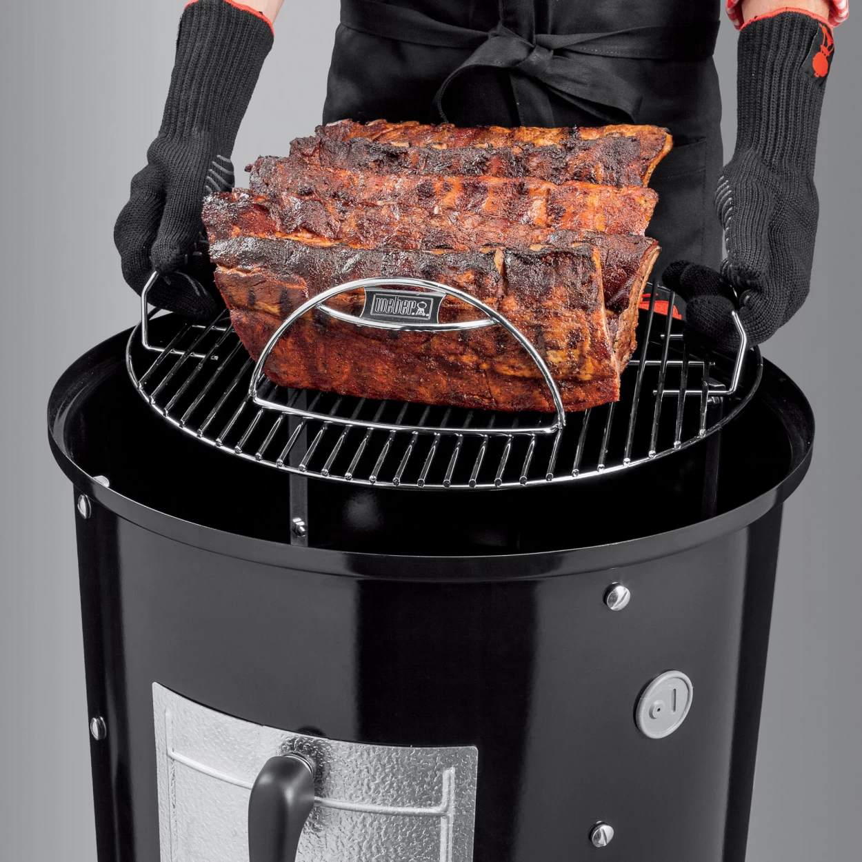 Weber Smokey Mountain Cooker 47 Cm + Inklusive Abdeckhaube â Bild 4