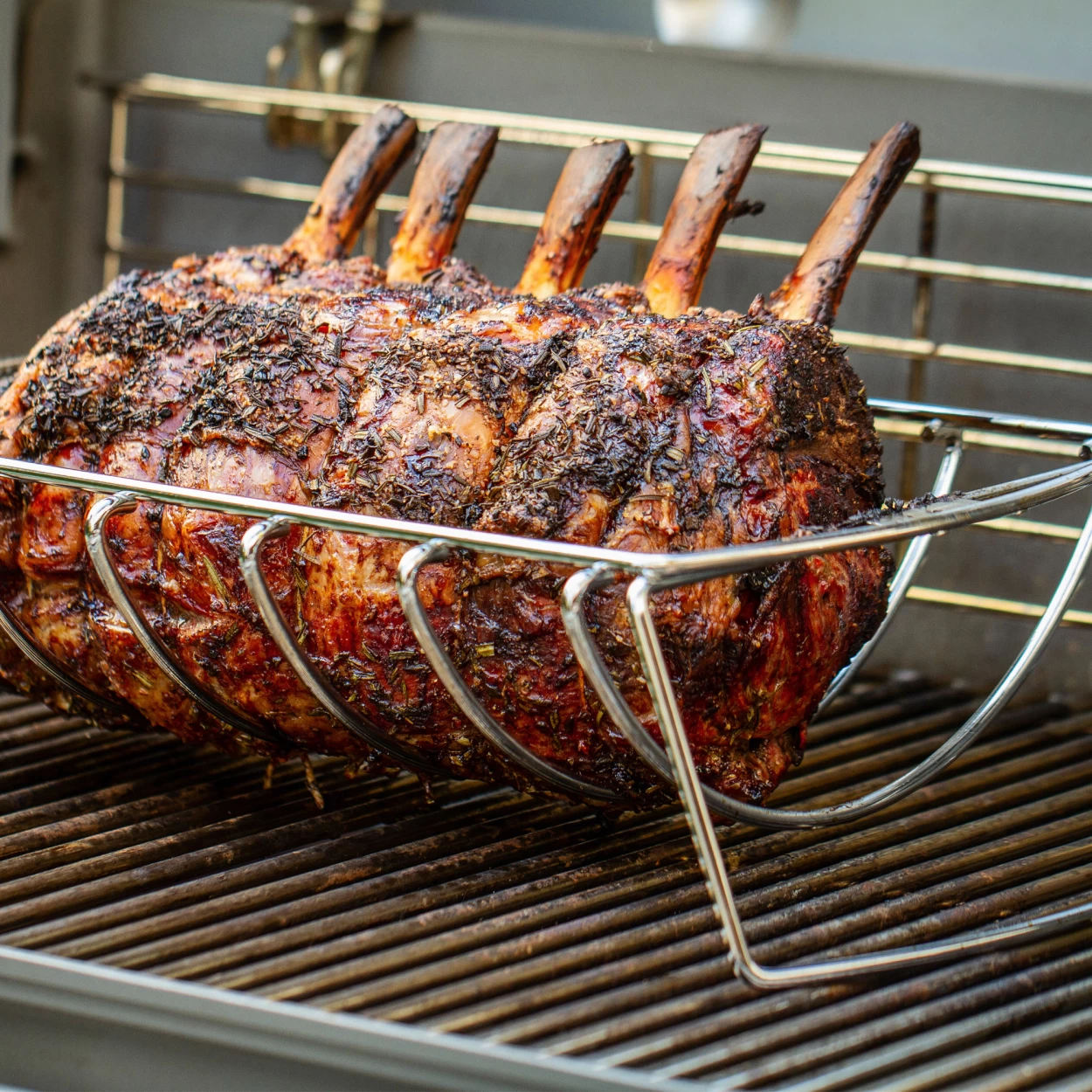 Weber Spare Rib Halter U. Bratenkorb â Bild 4