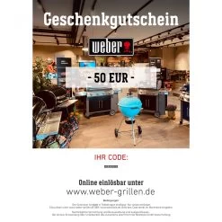 Weber Geschenkgutschein 50 EUR