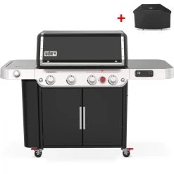 Weber Gasgrill Genesis EPX-435, Black, Inklusive Abdeckhaube