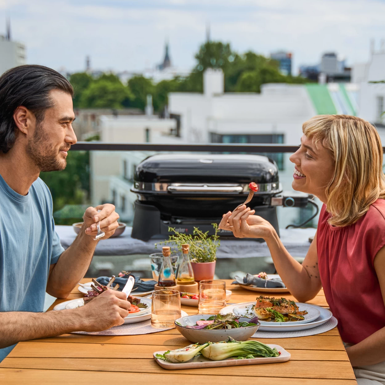 Weber Elektrogrill Lumin, Mint Green â Bild 7