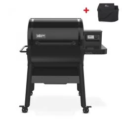 Weber SmokeFire EPX4, Stealth Edition, Black, Inklusive Abdeckhaube