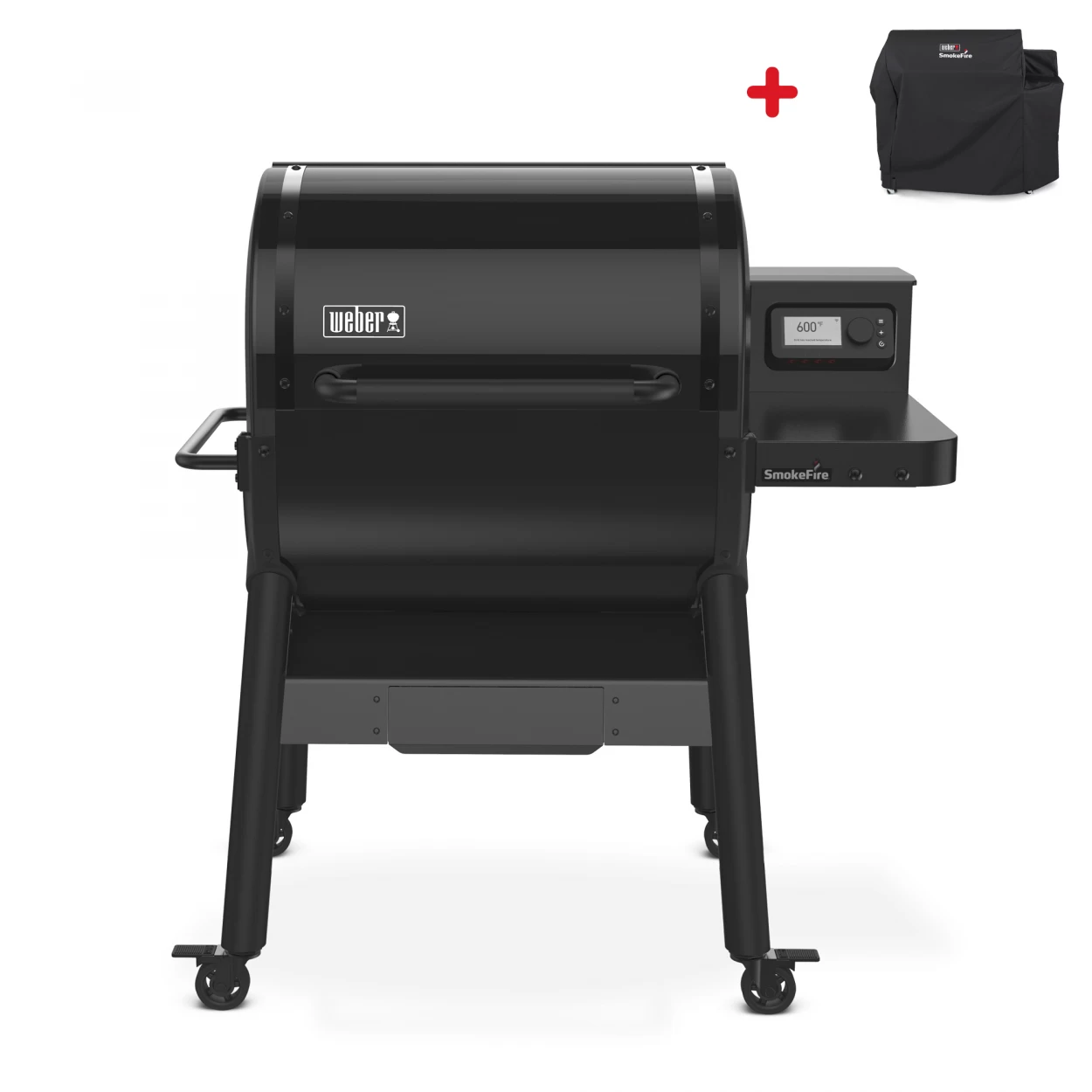 Weber SmokeFire EPX4, Stealth Edition, Black, Inklusive Abdeckhaube