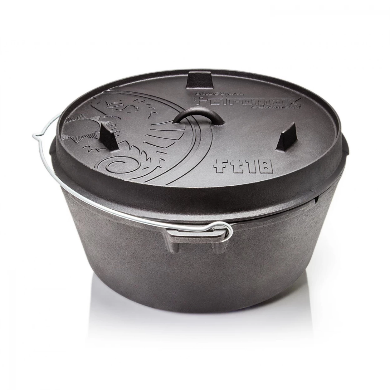 Petromax Feuertopf Ft18 Planer Boden, Ohne Füße – Bild 2