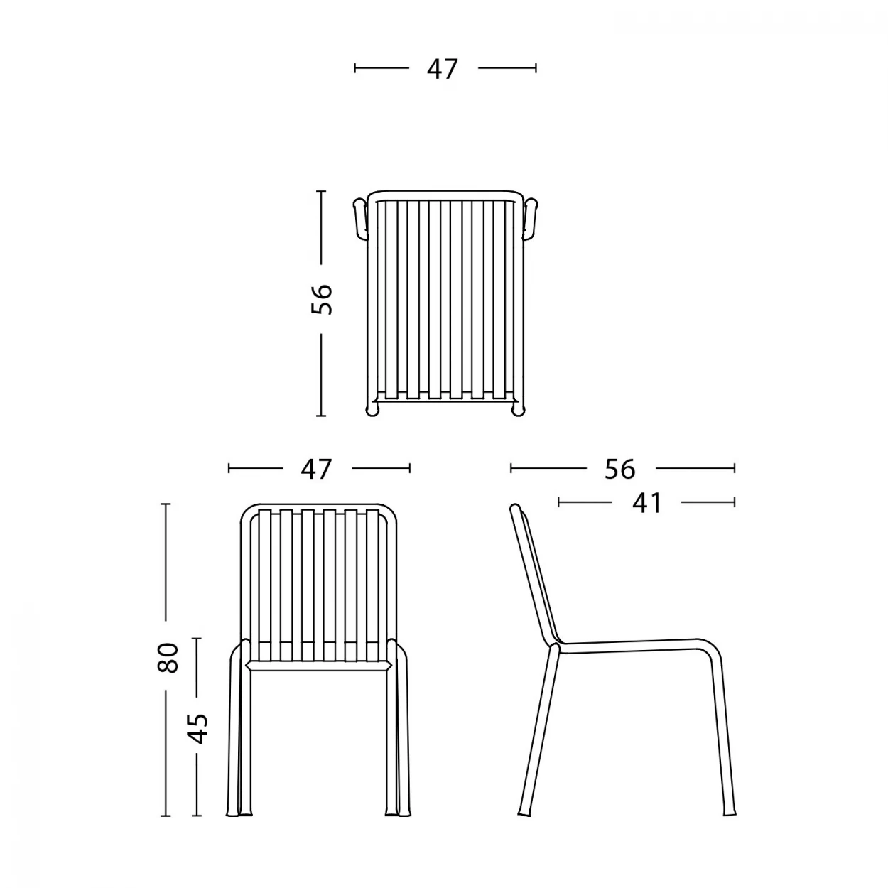 Stuhl Palissade Farbe Sky Grey Von HAY – Bild 3